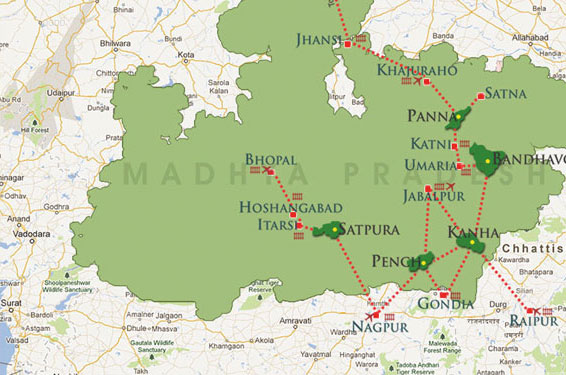 reaching bandhavgarh
